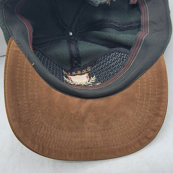 Pebble Beach Travaux Green Brown Hat Cap Adjustable Golf Outdoors Casual - Picture 8 of 8